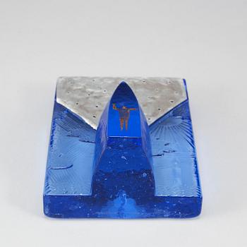 BERTIL VALLIEN, skulptur, glas. Signerad. Kosta Boda.