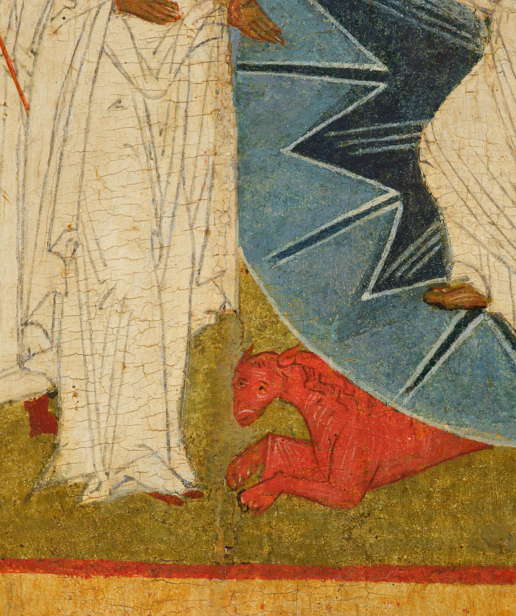 Ikon, "Alla heligas sabbat", Novgorodskolan ca 1500.