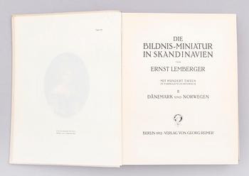 BÖCKER, 2 vol, Die Bildnis-Miniatur in Skandinavien von Ernst Lemberger, Berlin 1912.