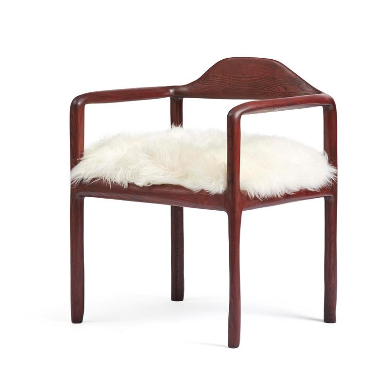 Niklas Runesson, a unique chair, executed in his studio, Stockholm, 2025.
