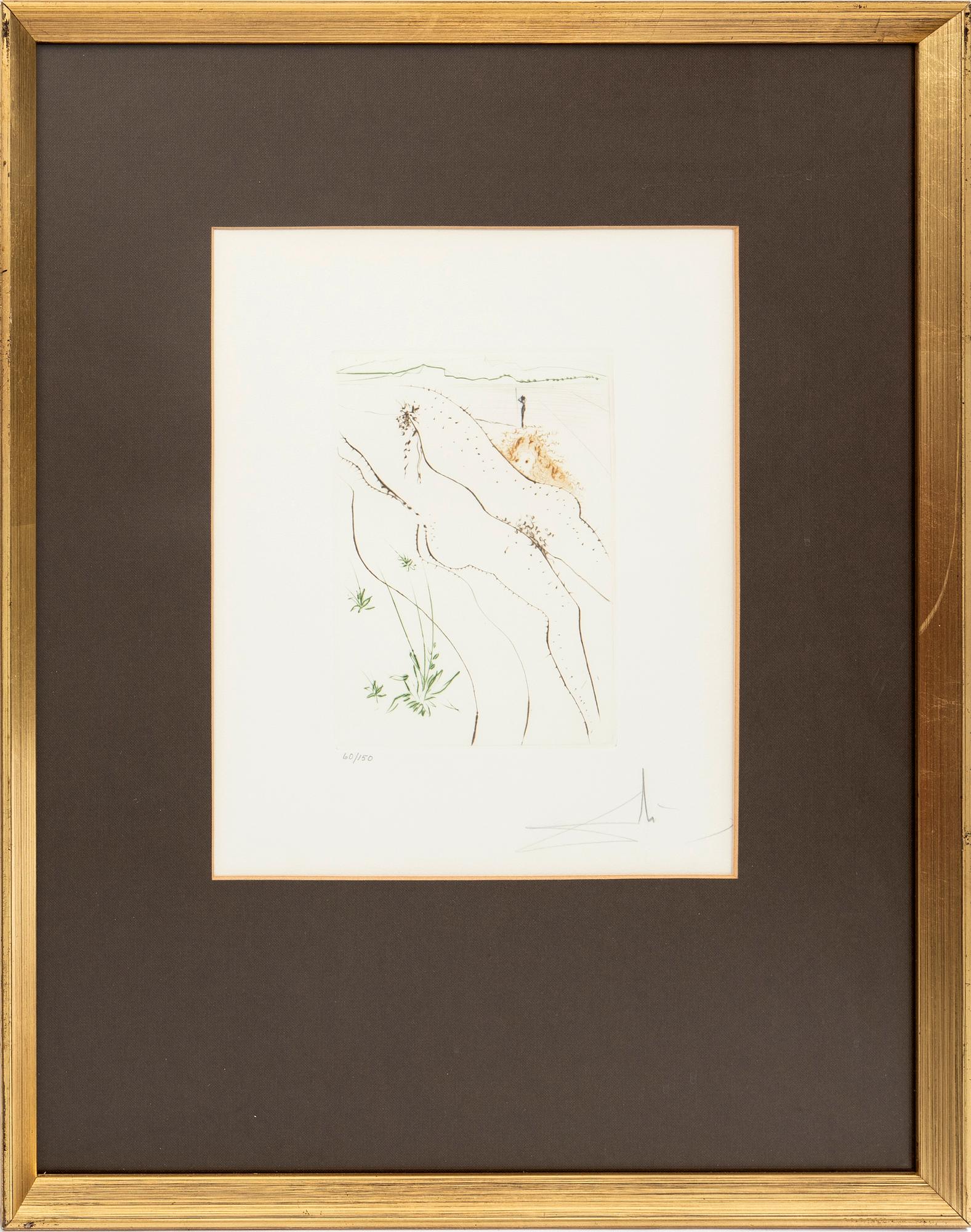 Salvador Dalí, "Le Tonneau" from "Le Décameron".