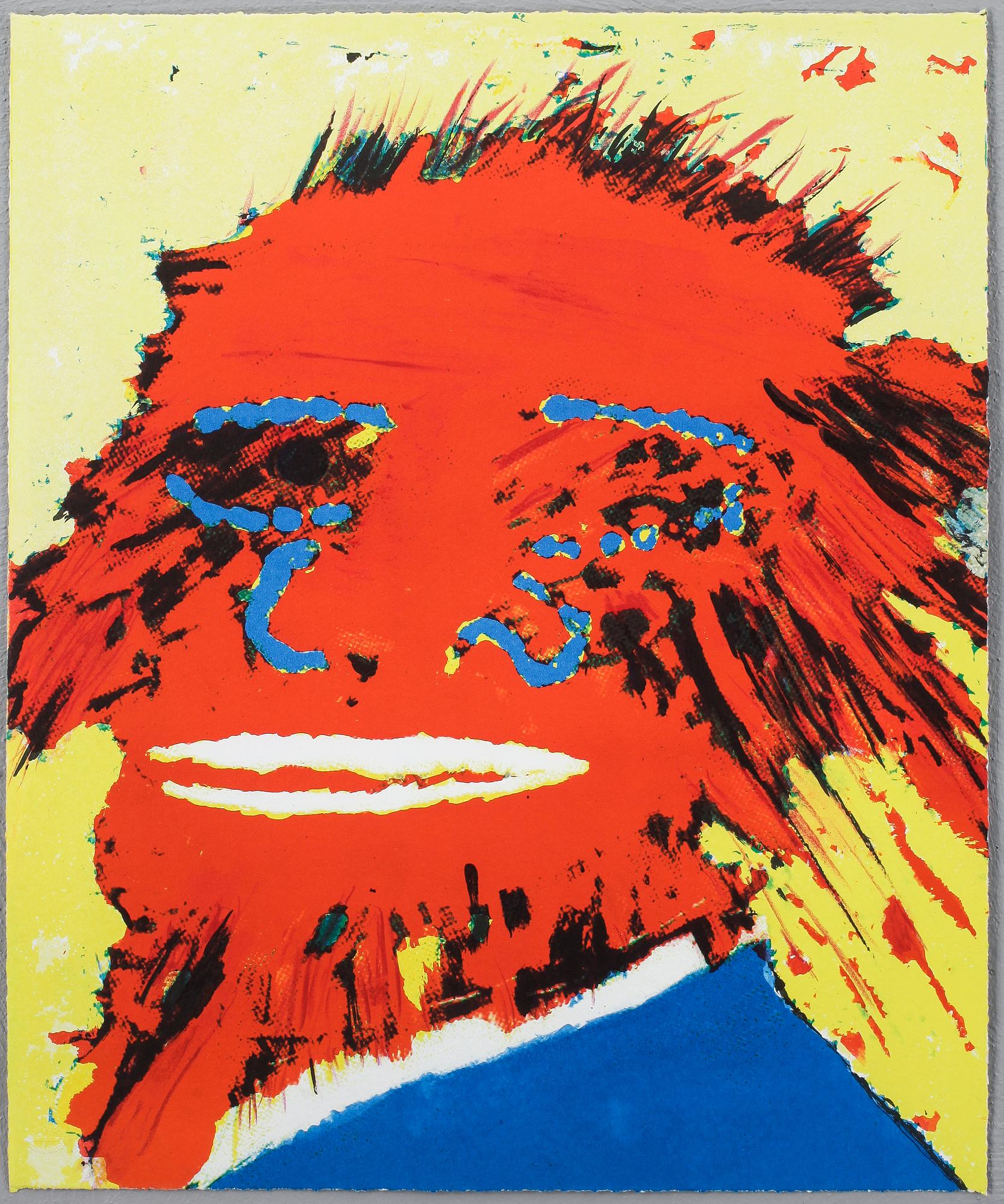 KJARTAN SLETTEMARK, färgserigrafi, osignerad.