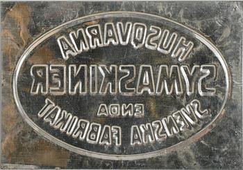 PLÅTSKYLT, 1900-talets första hälft.