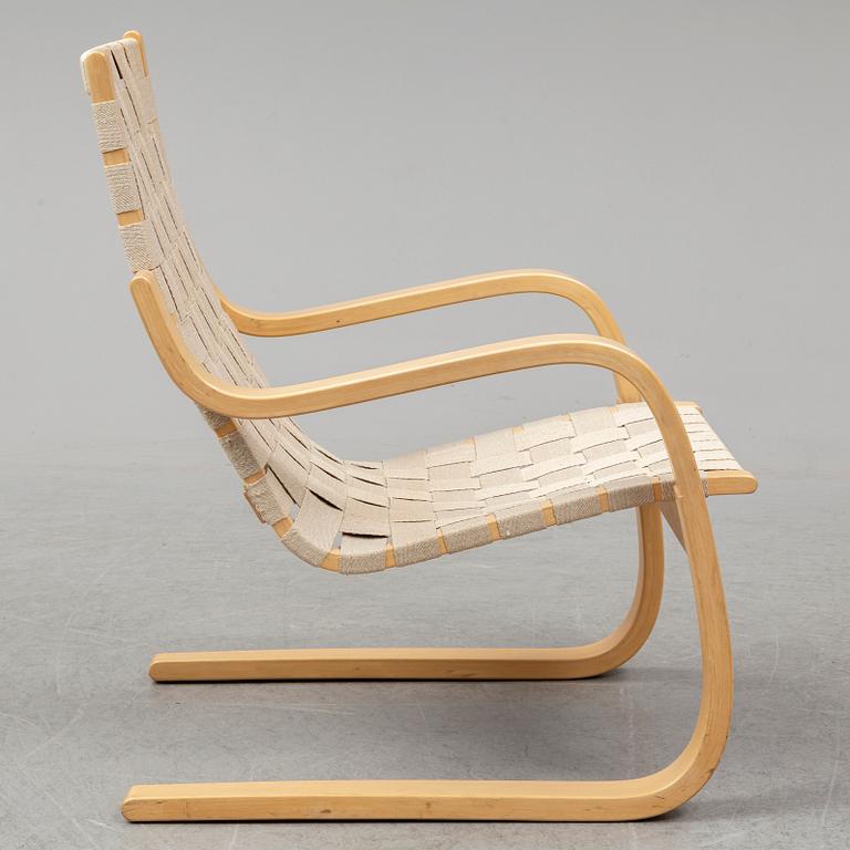 ALVAR AALTO, a model 406 armchair, late 20th Century.