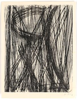 Hans Hartung · HANS HARTUNG (efter), serigrafi . Signerad i trycket.