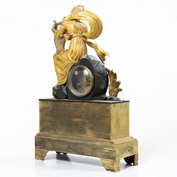 Table pendulum clock, Late Empire, 19th century.