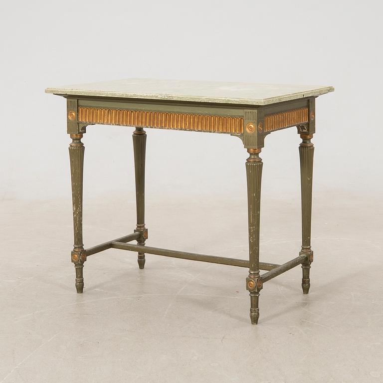 Salon group 3 pcs Gustavian style first half of the 20th century.
