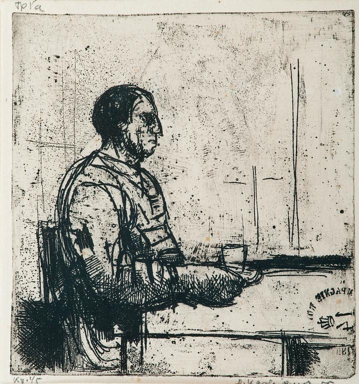 Pentti Kaskipuro, "A MAN AT THE TABLE".