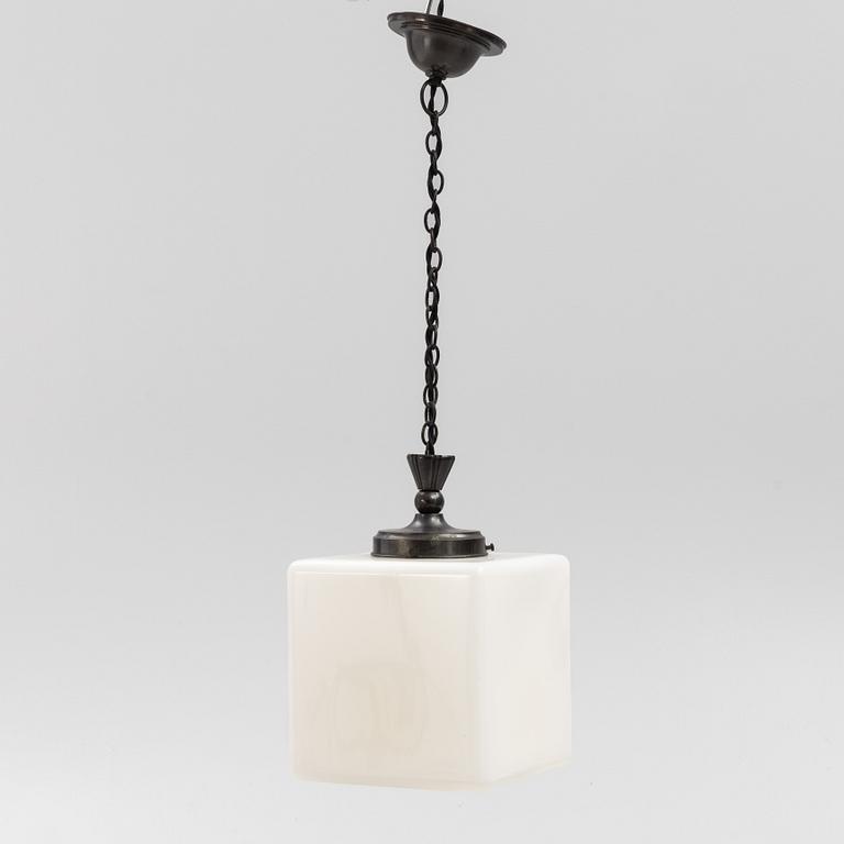 Harald Notini, a ceiling lamp, variant of model "10119", Arvid Böhlmarks Lampfabrik, 1930s.