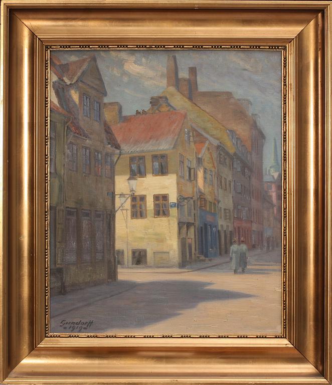 GEORG GUNDORFF, olja på duk, sign och dat 1919.
