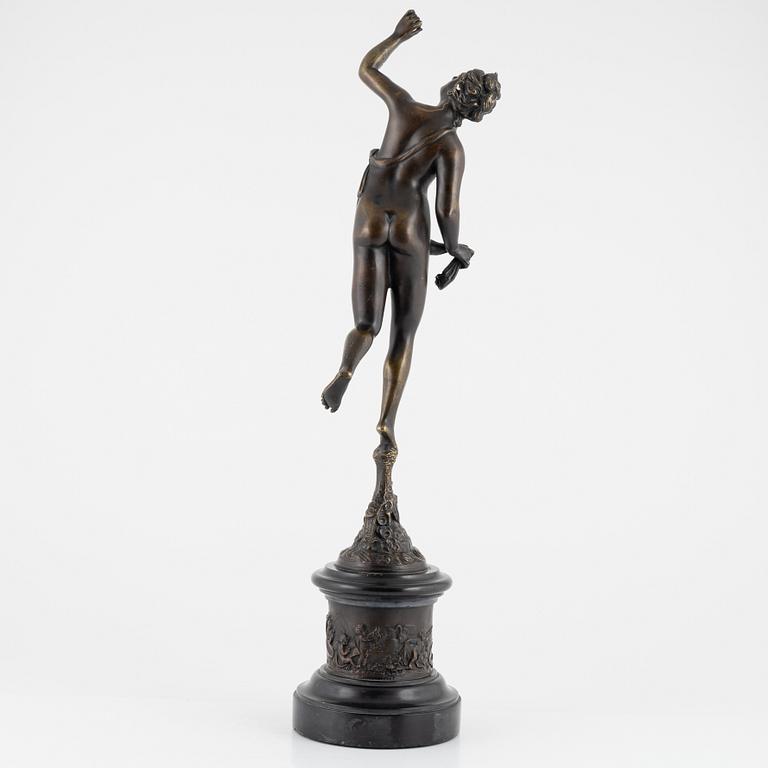 Giambologna, after, sculpture, bronze, signed.