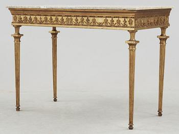KONSOLBORD. Sengustavianskt stockholmsarbete, 1700-talets slut.