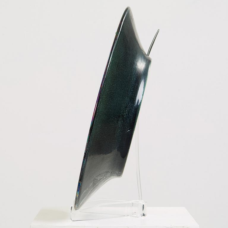 A Birger Kaipiainen stoneware dish, Arabia, Finland 1969.