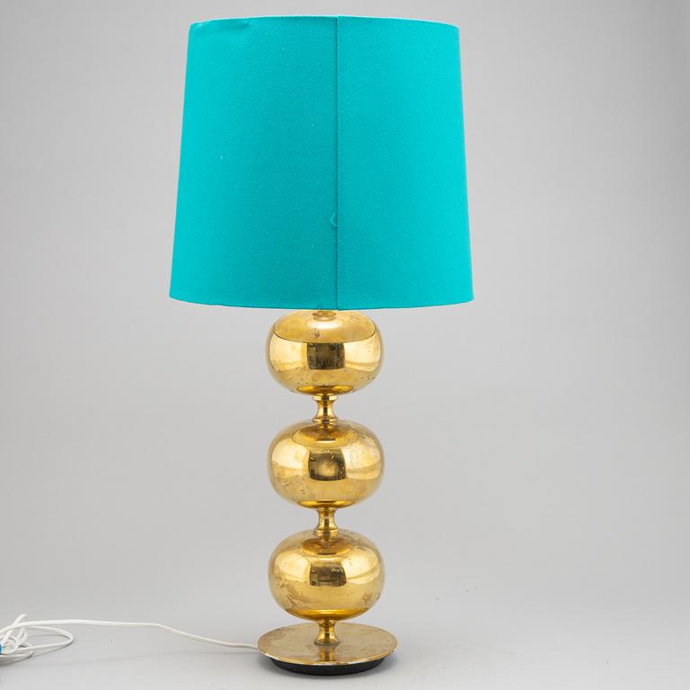 A brass table light from Ab Stilarmatur, Tranås, 1970's.