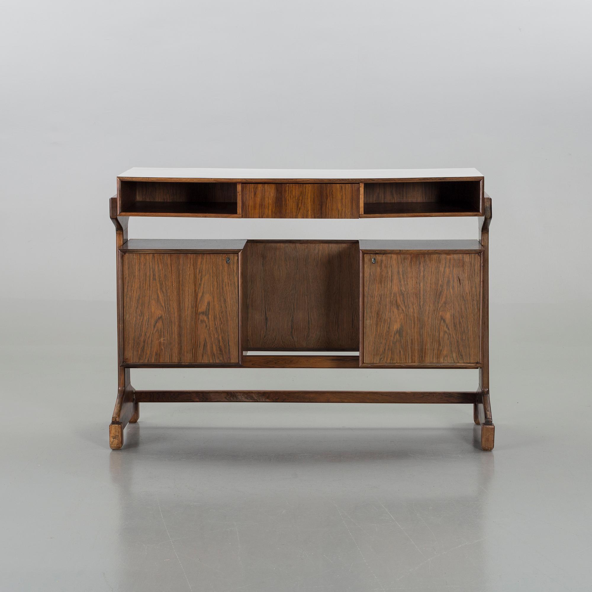 A Jean Gillon counter/cocktail cabinet, WoodArt Brazil, 1960:s.