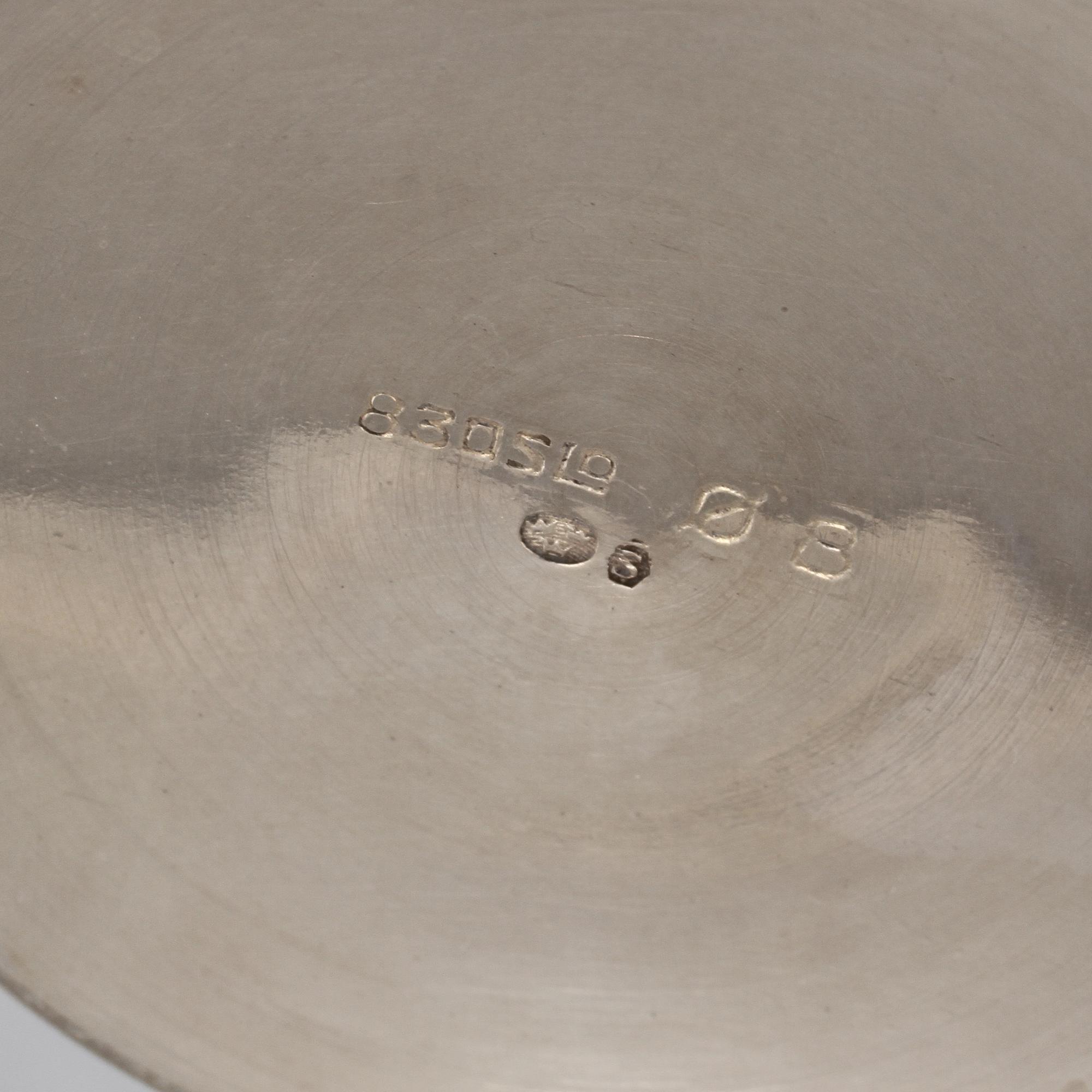 PARTI SILVER, 10 delar, 1900-tal. Vikt 365 g.
