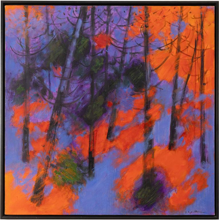 Maurice Élie Sarthou, "Pins brules".