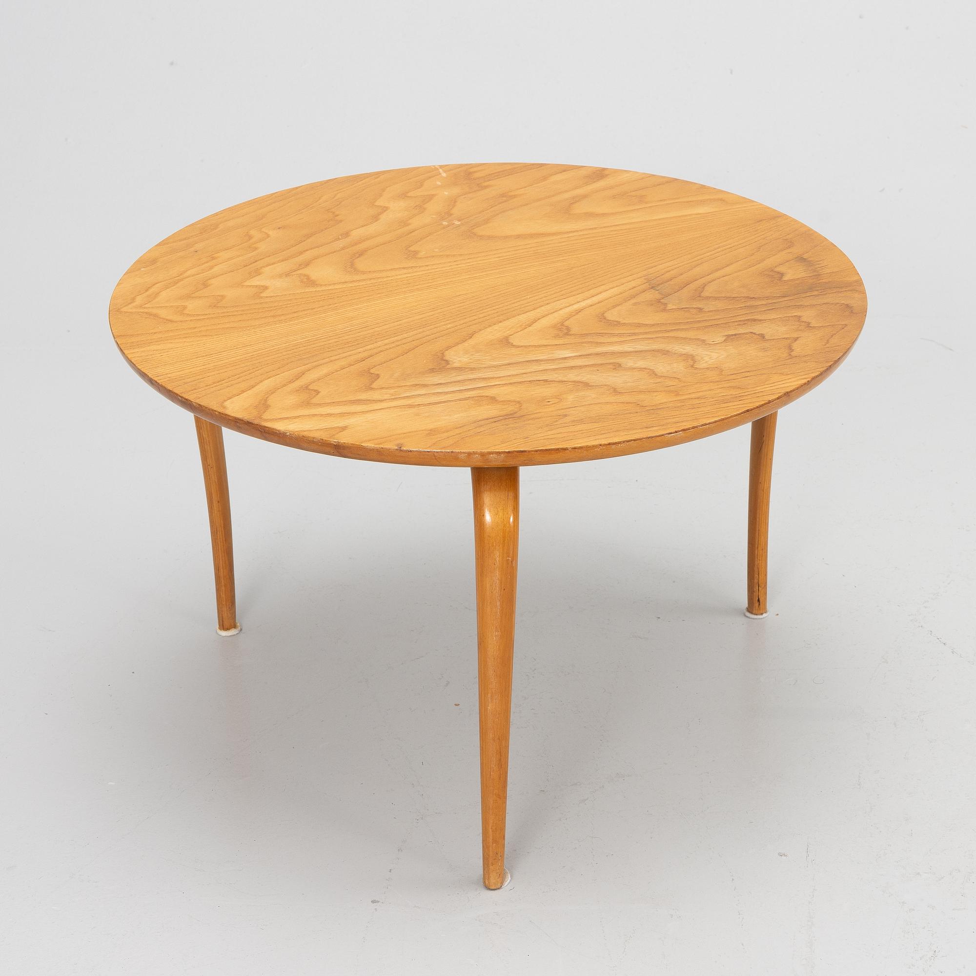 Bruno Mathsson, coffee table, "Annika", Karl Mathsson Company, mid-20th century.
