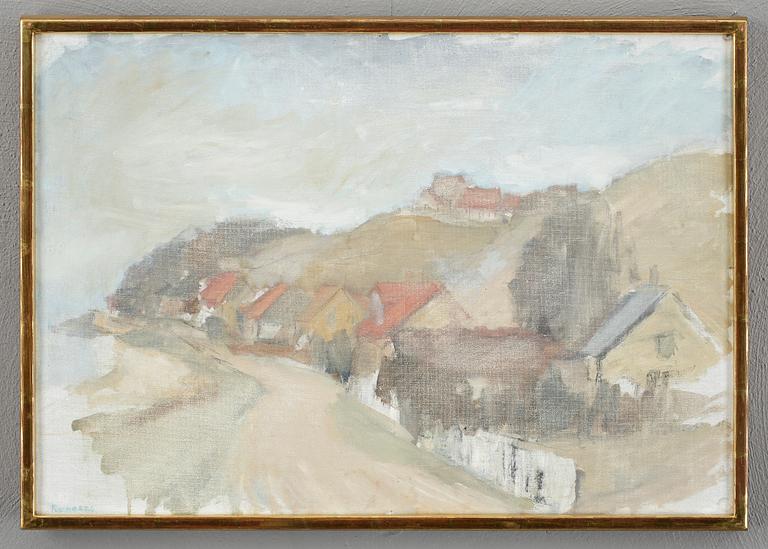 GUSTAV RUDBERG, olja på duk, signerad.
