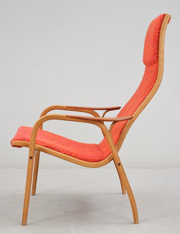 FÅTÖLJ, "Lamino", Yngve Ekström, Swedese. Textil daterad OKT 66.