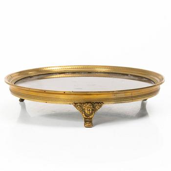 An Empire style table plateau, second half of the 19th century.