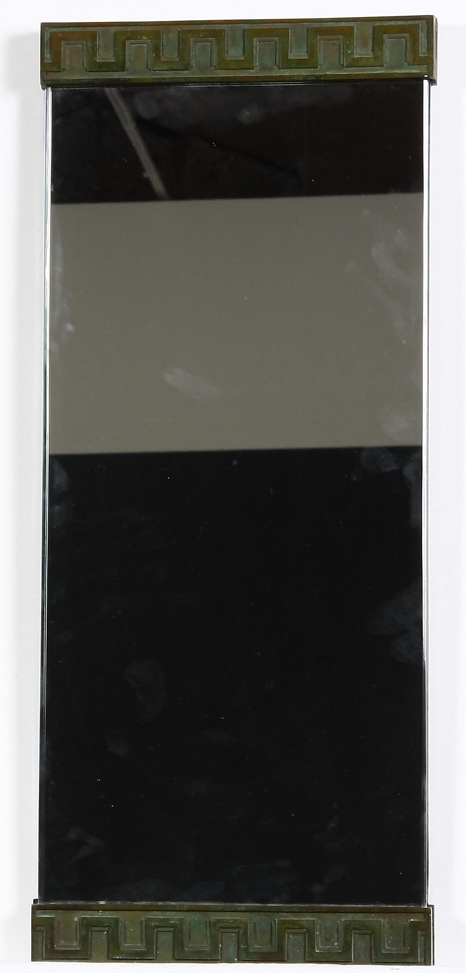 SPEGEL, brons, Sune Bäckström. 1920-tal. Sign.