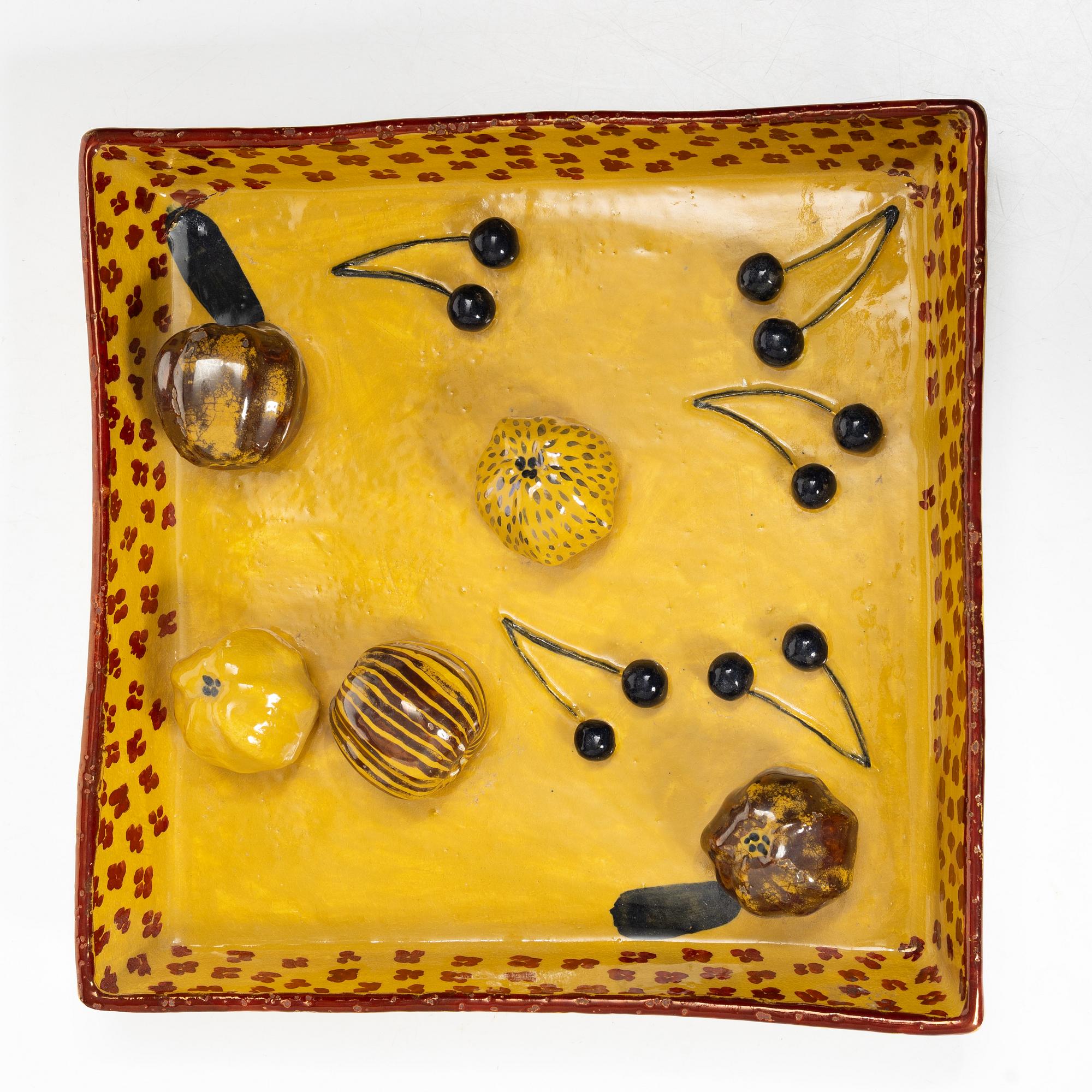 Timo Sarvimäki, a dish, Rörstrand, 1973.