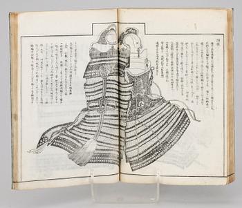 BOK, med träsnitt, Japan, 1800-tal.