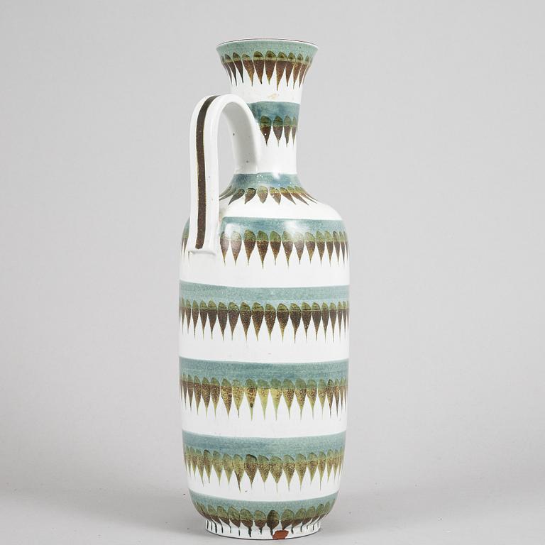 An earthenware vase by Stig Lindberg, Gustavsberg Studio.