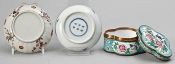 PARTI PORSLIN, 12 delar, Kina, 1800/1900-tal.