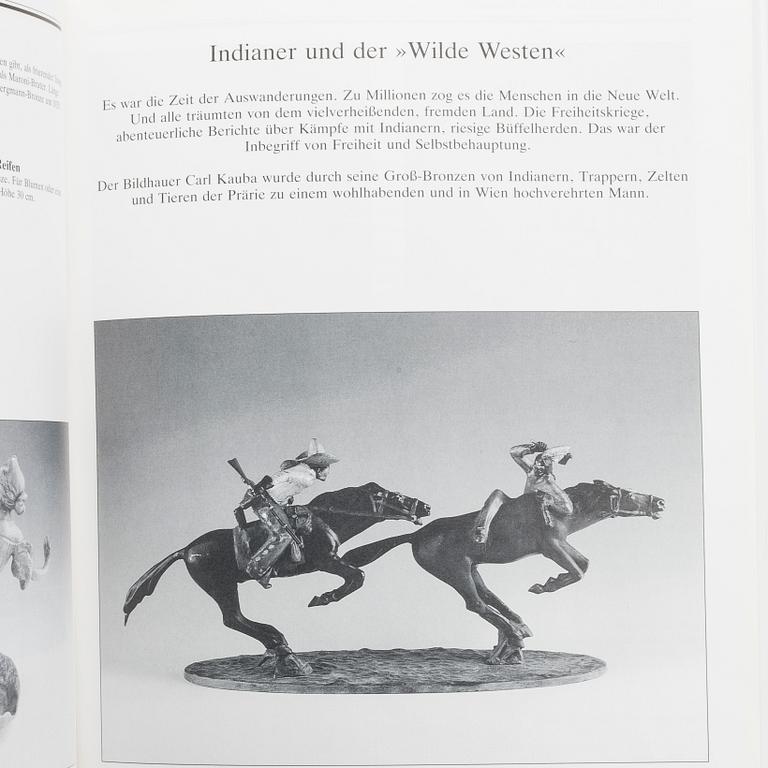 BÖCKER, 4 st, div. Wiener Bronsen, resealbum, Wigerdals värld mm.
