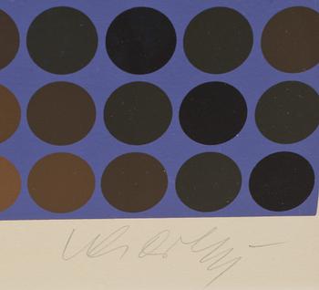 VICTOR VASARELY, serigrafi, signerad och numrerad 166/225.