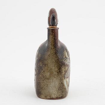 Stig Lindberg, a stoneware bottle, Gustavsberg Studio, signed.