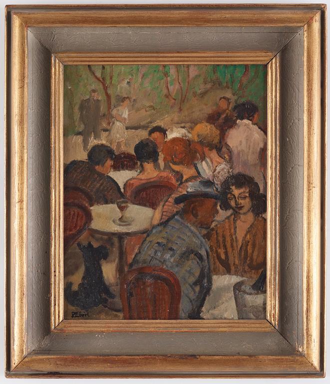 François Zdenek Eberl, "Café de Bois de Boulogne a Paris".