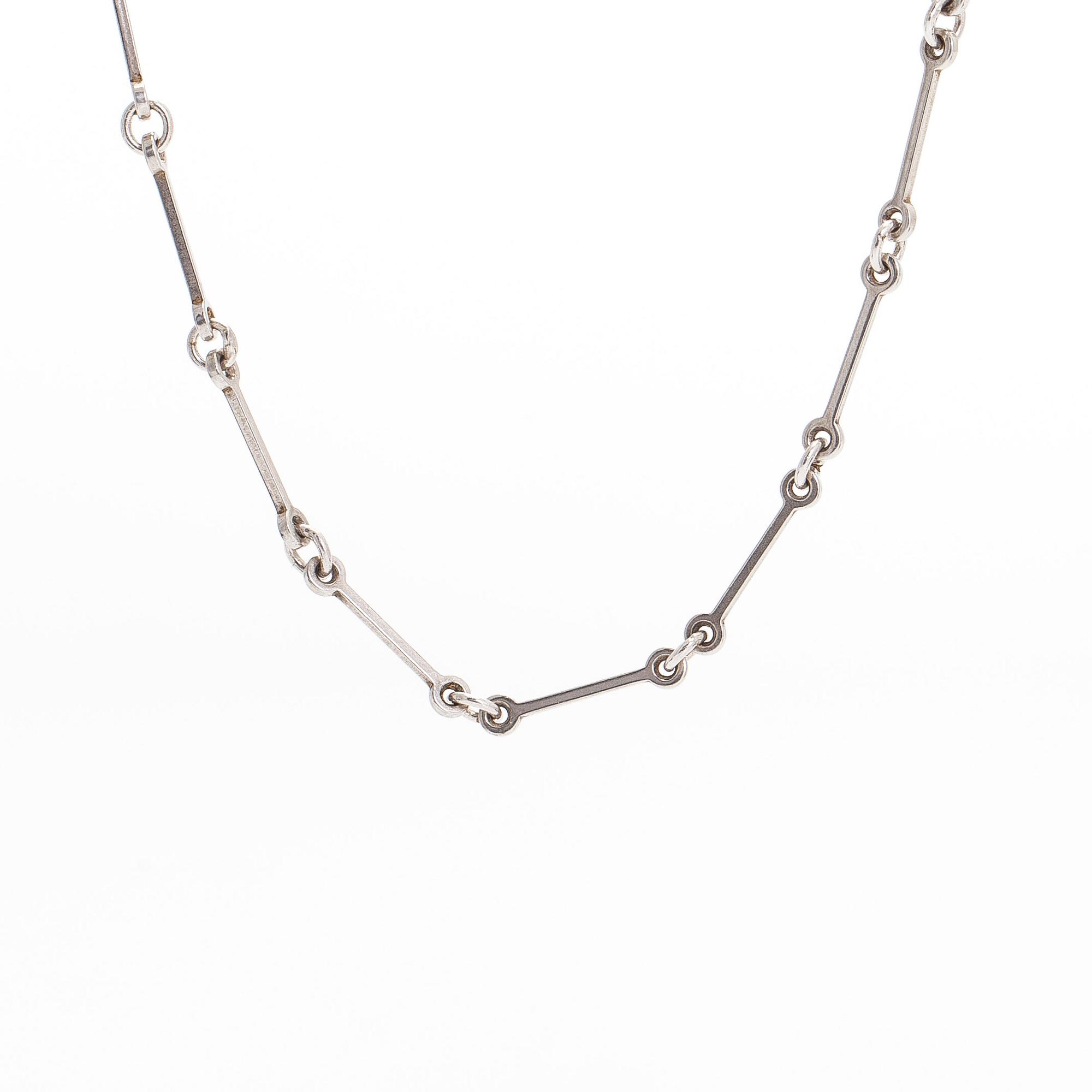 Björn Weckström, kaulaketju, "Hopeapolku", sterlinghopeaa, Lapponia.