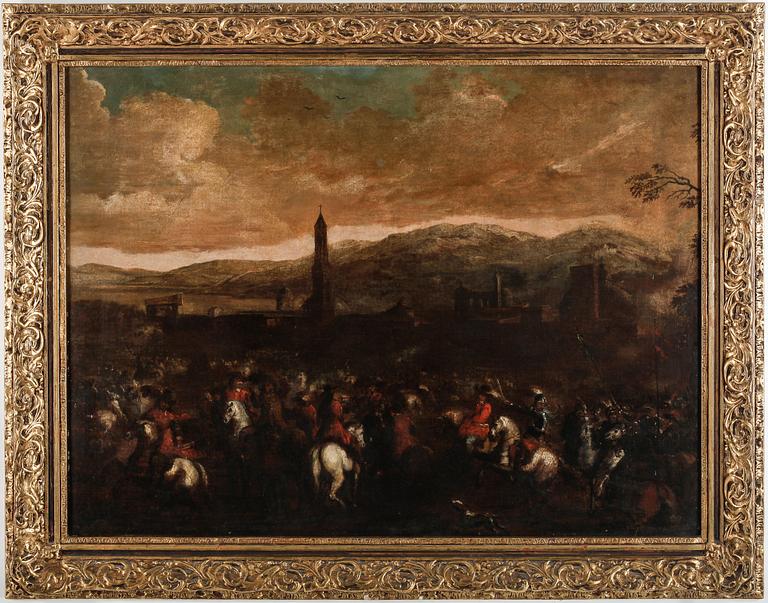 OKÄND KONSTNÄR, olja på duk, 1700-tal.