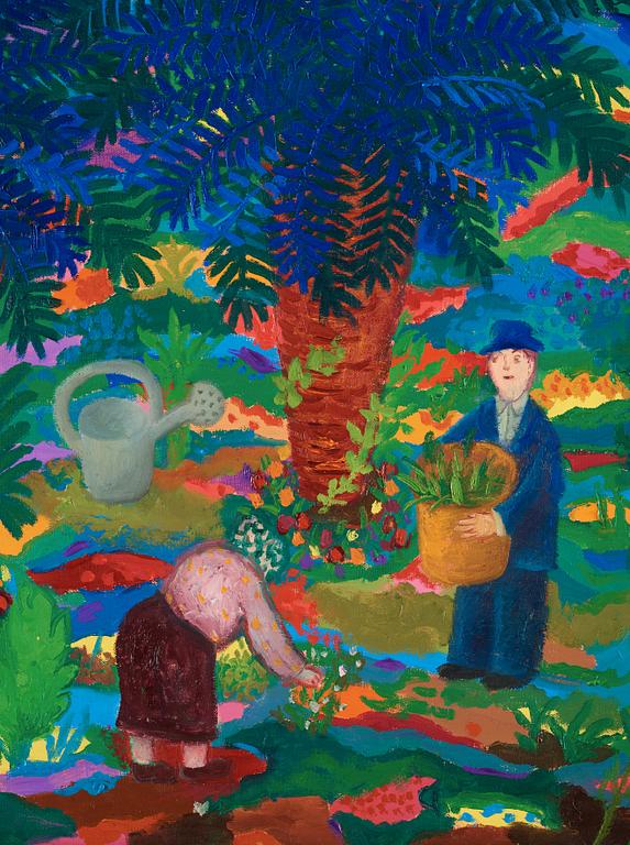 Lennart Jirlow, I trädgården, Provence.