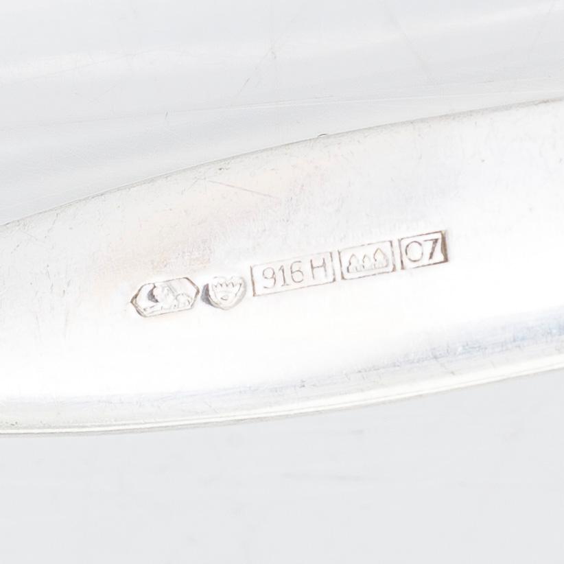 Tapio Wirkkala, bestickuppsättning, 28 st, silver, "Tapio", Kultakeskus, Tavastehus, mestadels 1950-60-tal.