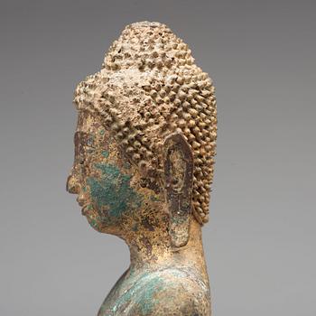 A standing figure of Buddha, Thailand, 18th Century.