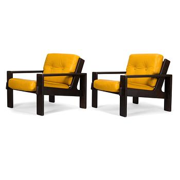 Esko Pajamies, a pair of 1970's 'Bonanza' armchairs for Asko.