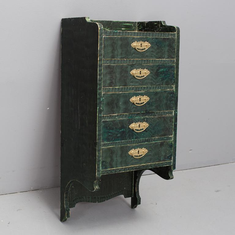 VÄGGBYRÅ, omkring år 1900.