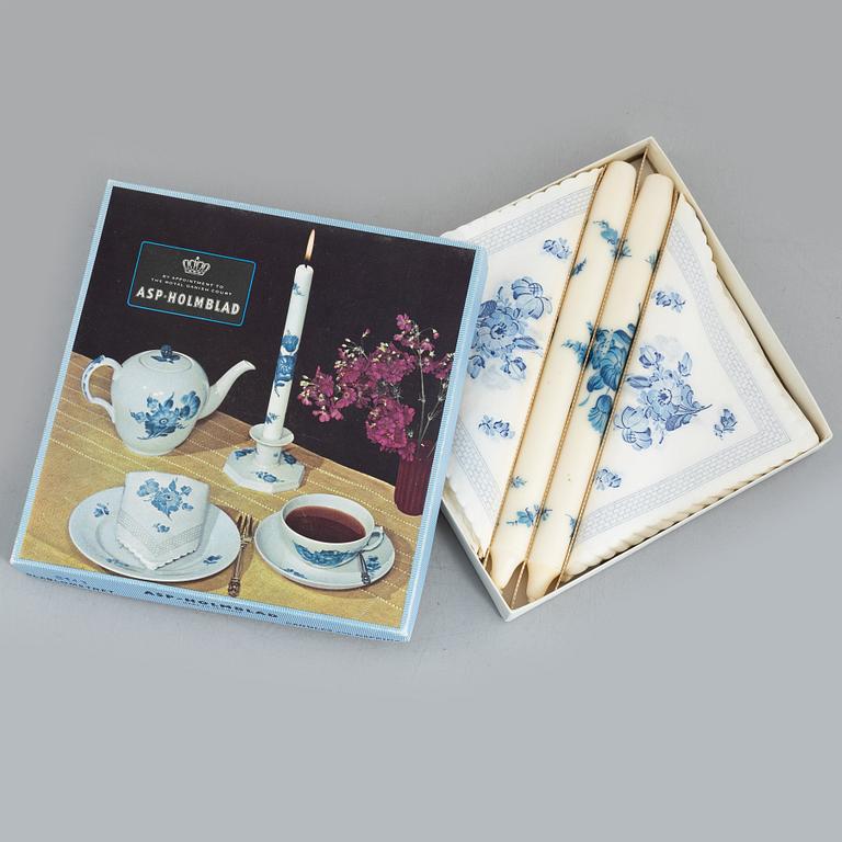 A 54-piece porcelain coffee and dinner service, "Blue Flower", Royal Copenhagen, Denmark.