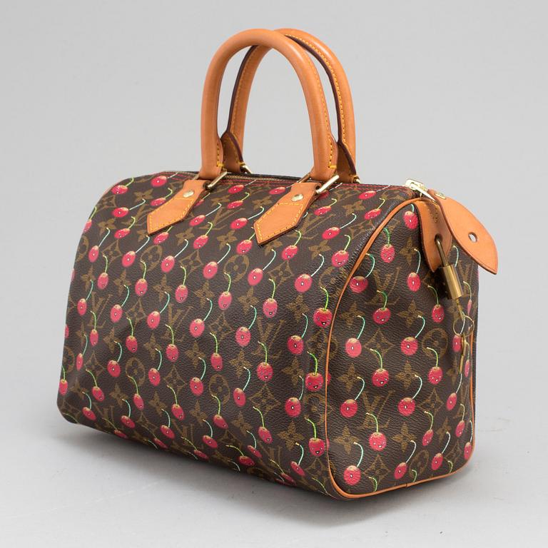 LOUIS VUITTON, "Monogram cerises cherry Speedy 25", limited edition s/s 2005.