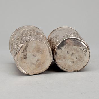 BÄGARE, 2 st, Moskva 1700-talets slut.