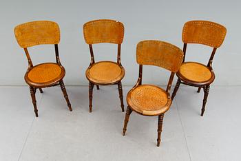 STOLAR, 4 st, Thonetmodell, 1900-talets början.