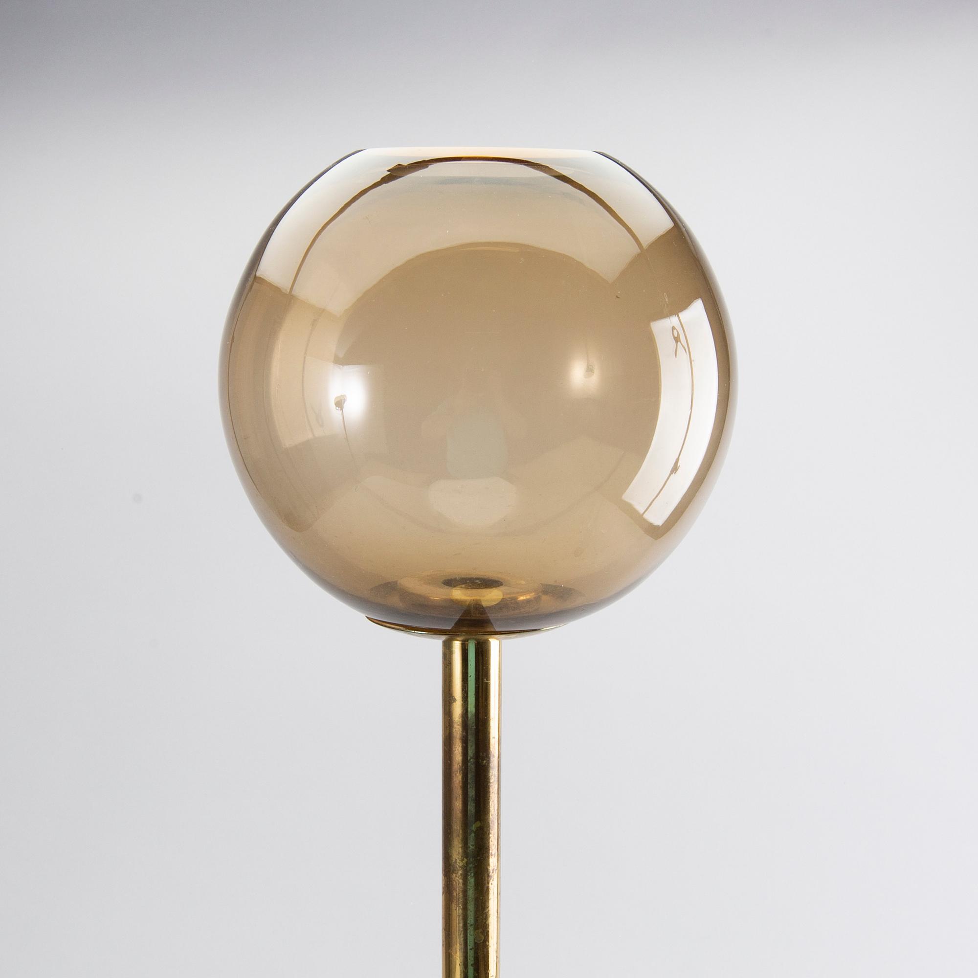 HANS-AGNE JAKOBSSON, a brass candle stick.