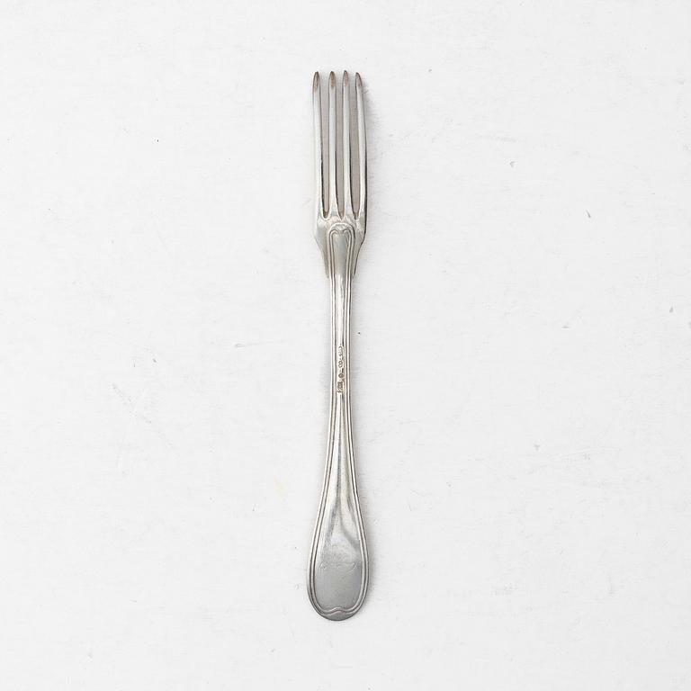 Pehr Zethelius, Gafflar, 13 st, silver, Stockholm 1809.