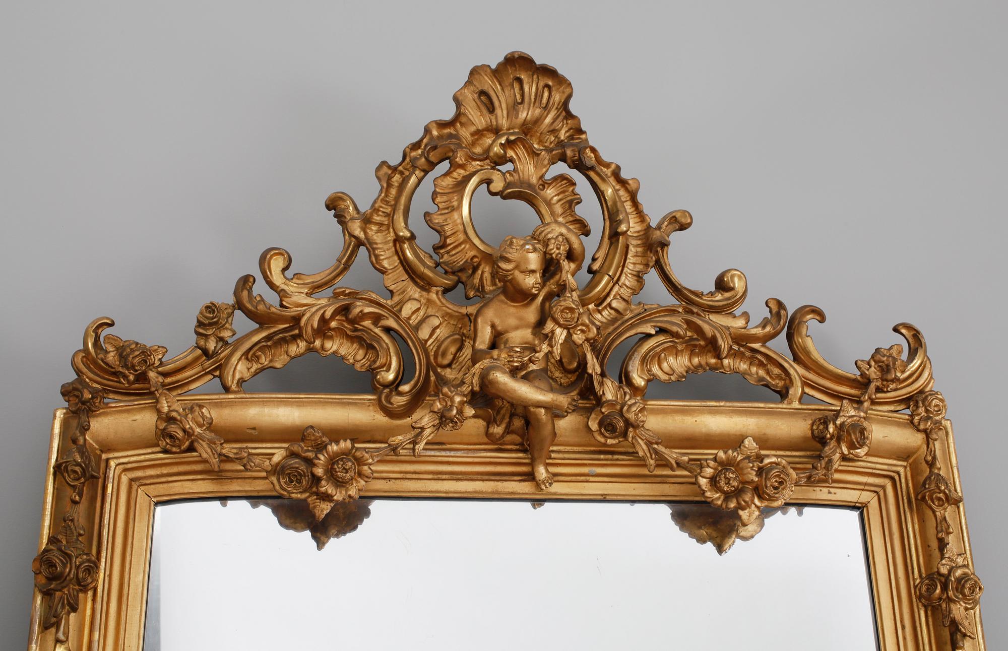GOLVSPEGEL, nyrokoko 1800-talets andra del.