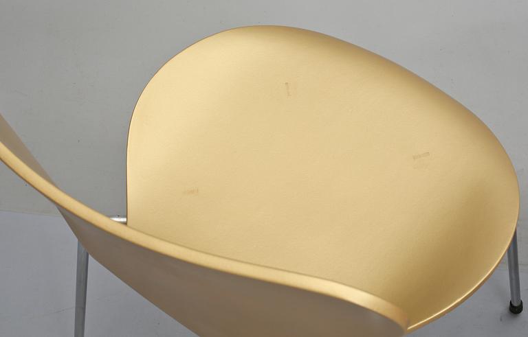 STOLAR, 4 st, "Sjuan", Arne Jacobsen för Fritz Hansen, Danmark. 1970-tal.