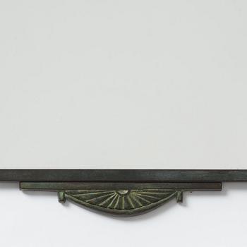Oscar Antonsson, a wall mirror, Ystad Metallindustri, Sweden 1920's.